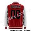 남자 후드 xplr Colby Brock Red Varsity Jacket Merch Winter 남자/여자 야구 유니폼 후드 할로윈 코스프레 스웨트 셔츠 코트
