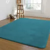 Mattor rektangulära 100 x200 cm korallfleece sovrum mattor säng icke-halkfilt golvmatta kort hårmatta lätt att ta hand om yoga