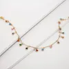 Choker 2022 Bohemian Colorful Beaded Necklace for Women Charms Tassel CLAVICLE CHAIN ​​SMEEXCHRY Gift Kpop Cadenas de Oro Puro