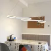 Pendant Lamps High-brightness Double-sided Lighting Restaurant LED Chandelier Living Room Bedroom Study Office Cafe Fixtures