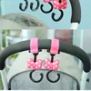 Peças de carrinho 1Pair de ganchos de bebê para sacos suspensos e compras Universal Clips Holder fofo H055