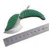 Factory Knife Mini Green Leaf Sleutelhanger Multifunctionele roestvrij Draagbare Outdoor Pocket Gadgets Key Accessoires KD1