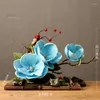 Decoratieve bloemen Modern Home Decor Artificial Orchid Year Tabletop Decoration Christmas Wedding Simulation Cadeau