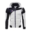 Jacket2022春秋の男性BMWスポーツジャケットコットンジッパースウェットシャツフーディフーディーズMパワーベストセラー男性コート