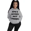 Women's Hoodies Sweatshirts Women Clothes Casual Sweatshirt Fashion Letter Printing Long Sleeve Hooded Slim Sweater Ladies Leisure Loose Pullover Plus Size Tops n