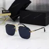 7 Colous Fashion Sunglasses Top Designer Sunglass Polarized Glasses Men Women Pilot Glass Eyewear Sun Glasses Frame Polaroid Lens Rectangle Frames Rimless Outdoor