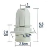 Suportes da lâmpada preta branca e14 e27 suporte para parafuso mesa piso LED Light Head Heft Socket Reunda de vela de vela base 4a 250V
