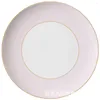 Servis uppsättningar Bone China Dinner Set Ceramic Plate Cutery