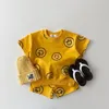 Ensembles de vêtements mois bébé garçons filles barboteuse infantile combinaison dessin animé à manches courtes escalade pyjamas coton marque enfant en bas âge vêtements