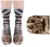 foot animal 3D printed and hoof socks 3 pcs adult Unisex cat Sock