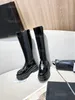 Carter Platform Mocassino Boot Designer Donna Stivali Ankel in pelle Moda Inverno Mocassini neri Stivaletti Taglia 35-40