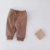 Pantaloni Pantaloni per bambini Cotone stropicciato Bloomers vintage Legging Solid 6M-2T Toddler Infant Child Girls Boy