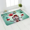 Tappeti Tappetino natalizio Merry Decor per bagno Cucina Camera da letto Tappeto 2022 Navidad Ornamenti Regalo di Natale 40 60cm50 80cm