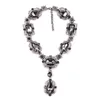 Choker Statement Necklace Women Luxury Glass Crystal Pendants Necklaces Jewelry For Woman 2022 Wedding Party