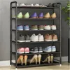 Kleidung Lagerung Einfache Schuh Rack Multi-schicht Eingangsbereich Multifunktionale Hause Stehen Halter Student Wohnheim Schuhe Regal