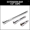 Professionella handverktygssatser Beau-9-Piece Extension Bar Set 1/4 tum 3/8 och 1/2 Drive Socket Extensions Chrome Vanadium Steel Ball End