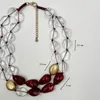 초커 Suekees Goth Fashion Jewelry Vintage Collar 레이어링 목걸이 Acryliccccb Bead Collares 여성 액세서리를위한 맞춤화