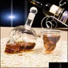 Бокалы вина вино бокалы 75ml550ml1000ml Glass Bottle Bottle Creative Crystal Whiskey Vodka S Decanter 220928 Drop Delive 2022 Home Dhzfw