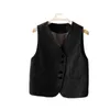 Women's Vests Ladies Herringbone Vest Elegant OL V-neck Business Professional Top Retro Work Uniform Wedding