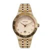 Womens Watch Diamond Two Tone Rose Gold Shell Dial 29mm Quartz Movement Extension Buckle Gift Lady Watches