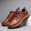 Dress Shoes Height Increasing Shoes Men Leather Brogue Casual safety shoes Genuine Work Business Sneakers 221021