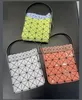 Kleurrijke boodschappentas mode mode grote capaciteit baak schouder crossbody tassen voor vrouwen