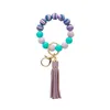 سوار مفتاح معصم السيليكون partys متعددة الأنماط الطاولة PU PU -FRESED BRACELET BRACELET KEY RING SEA