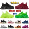 OG neon 95s boots triple s designer mens womens casual shoes luxury quality lucky green all black vintage beige clear sole triples platform sneakers trainers