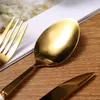 Diny sets gouden kunst keramische handgreep bestek Set Noordse roestvrij staal luxe elegant leven diner Juegos de vajilla Home Decore EC50CJ