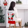 Chaves de cadeira capa de Natal para jantar em casa cozinha festiva decoração sofá vermelho para seccional