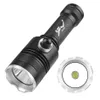 XHP70 Lanterna de mergulho LED IPX8 Torch Tactical Underwater 30m Liga de alumínio de 30m 1500lm Power para 18650