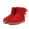 Dames sneeuwontwerper boot triple zwarte kastanje roze marine grijs fashion classic Ankle short booties dames laarzen dames laarzen laarzen winterschoenen 2022