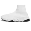 SOCKS SHOEN Runner Sock Boots Casual Sneakers Brandontwerper Nieuwe breien Mesh Hoog platform Zwart Witte slip op Triple S Soft Women Men