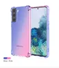 Мягкие чехлы для телефона для Samsung S23 S22 S21 S20 S10 S9 Plus Ultra Gradient Gasbag TPU Shocbable Shock -Resect Cover Cover