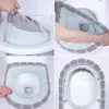 Toiletstoelhoezen Dubbele kleur Universele zachte wasbare mat set voor woninginrichting Hoofdstool Warmer dekselhoesaccessoires