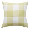 16styles Plaid Cushions Cover Throw Pillow Case Check Decor Pillows Covers Office Car Home Sofa Decor spandex without core RRE15288