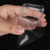 Jewelry Pouches 50-100Pcs PVC Self Sealing Bags Transparent Plastic Zip Lock Resealable Bag Necklace Ring Packaging Storage 7Sizes