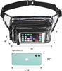 Clear Fanny Pack Stadium goedgekeurde taille tas pack transparante riemzakken portemonnees voor reissportevenement