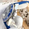 Montre Mens Watch 40mm Montres-bracelets mécaniques automatiques Montre-bracelet en caoutchouc Montre De Luxe Montres pour hommes