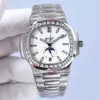 Relojes de pulsera Caja de reloj clásica para hombre con diamantes Reloj automático mecánico Zafiro Impermeable 40MM Reloj de pulsera Busins Montre de Luxe6KOK