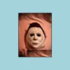 Masques de fête Masques de fête Bex Halloween 1978 Michael Myers Masque Horreur Cosplay Costume Latex Props pour Adt Blanc Haute Qualité 220928 D Dho6M