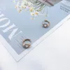 Pendientes de aro Llegada Moda Cubic Zirconia 18k Chapado en oro Pequeños diamantes para mujeres Compromiso Boda Joyería de moda