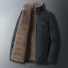 Hiver hommes épais polaire Parkas veste haute qualité laine doublure imperméable manteau mode décontracté hiver polaire Parkas mâle