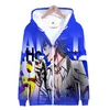 Men's Hoodies Hypnosis 3D Printed Zipper Women/Mens Long Sleeve Teen Hooded Sweatshirt Streetwear Clothes Kids Hoodie