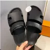 Summer Flat Slippers Women Sandals Black Shoes Scuffs Leather Shoe Womens Slipper Designers Platform Slides Novelty Sandal Us Soft Size 35-40