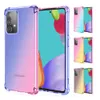 Gradient Color Rainbow Shockproof TPU Cases for Samsung Galaxy A03 Core A13 A23 A33 A53 5G M53 M33 M23 M52 5G A12 A52s A52 A22 M32