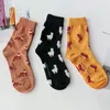 Mulheres meias Produto Produto de outono da primavera casual estilo coreano desenho animado elefante elefante algodão maré curta Soxs Soxs