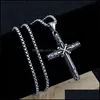 Pendentif Colliers Punk Croix Collier Pendentif Pour Hommes Garçon Avec M Chaîne En Acier Inoxydable Rétro Bijoux C3 Drop Delivery 2022 Colliers Dhzrh