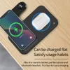 4 in 1 15W Fast Wireless Charger Qi Charging folding Dock Station For iP 14 13 12 11 Pro MAX XR X 8 Watch 8 7 6 SE Air-Pods Pro