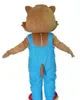 Vente d'usine Nouveau pantalon bleu adulte Costume de mascotte d'￩cureuil pour l'adulte ￠ porter